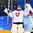 GANGNEUNG, SOUTH KOREA - FEBRUARY 14: Switzerland's Florence Schelling #41 celebrates after a 2-1 win over Team Sweden during preliminary round action at the PyeongChang 2018 Olympic Winter Games. (Photo by Matt Zambonin/HHOF-IIHF Images)

